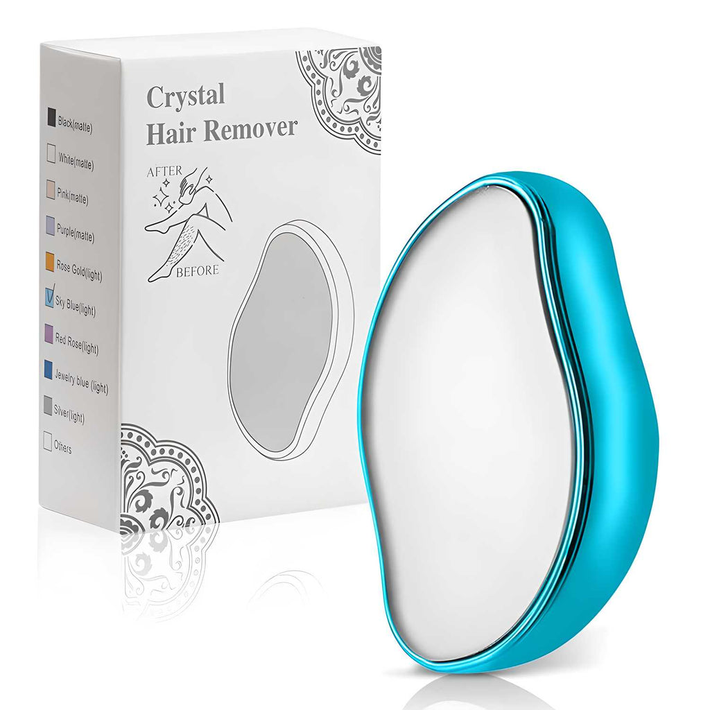 Crystal Hair Eraser for Women & Men – Painless Hair Removal, Washable & Reusable Exfoliating Tool