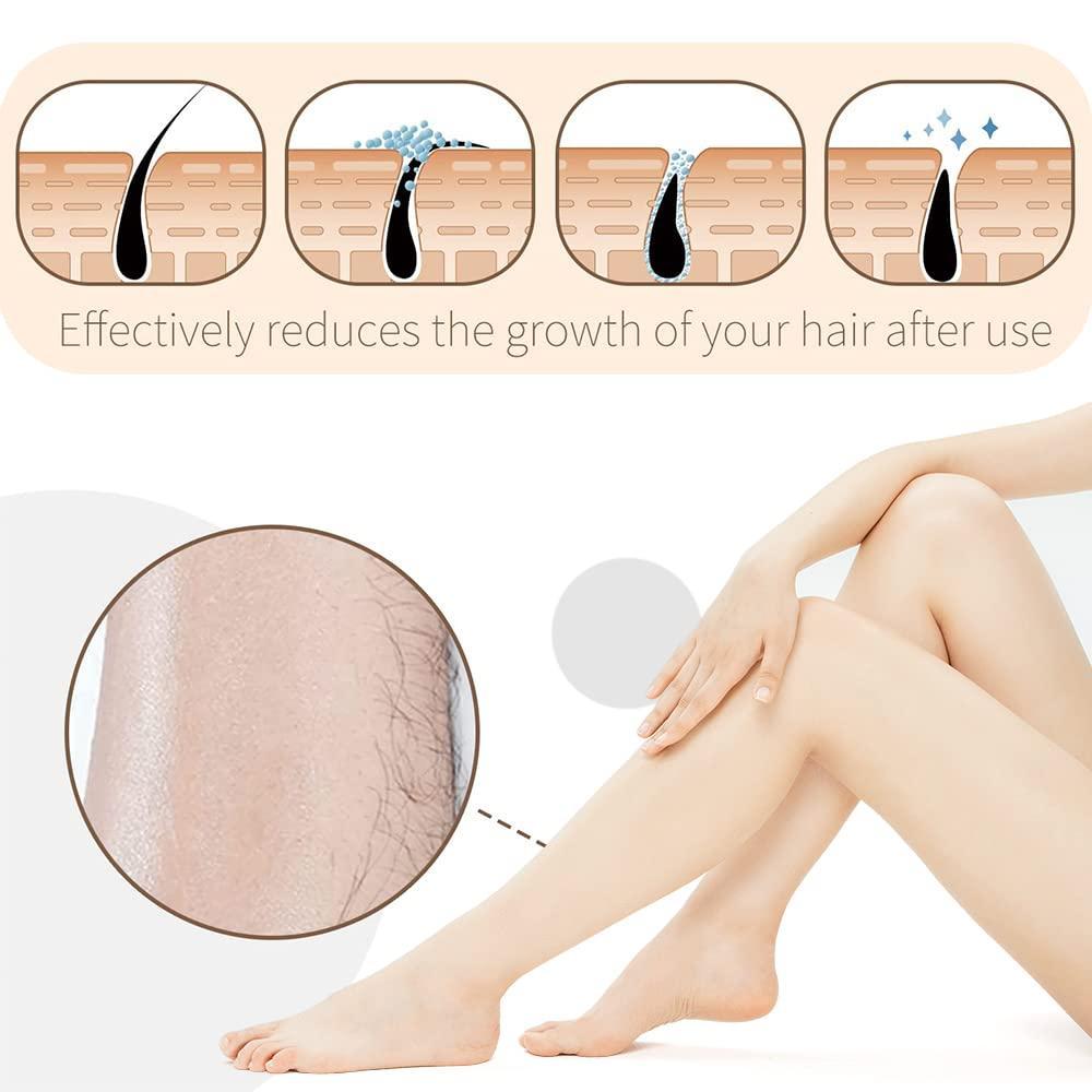 Crystal Hair Eraser for Women & Men – Painless Hair Removal, Washable & Reusable Exfoliating Tool
